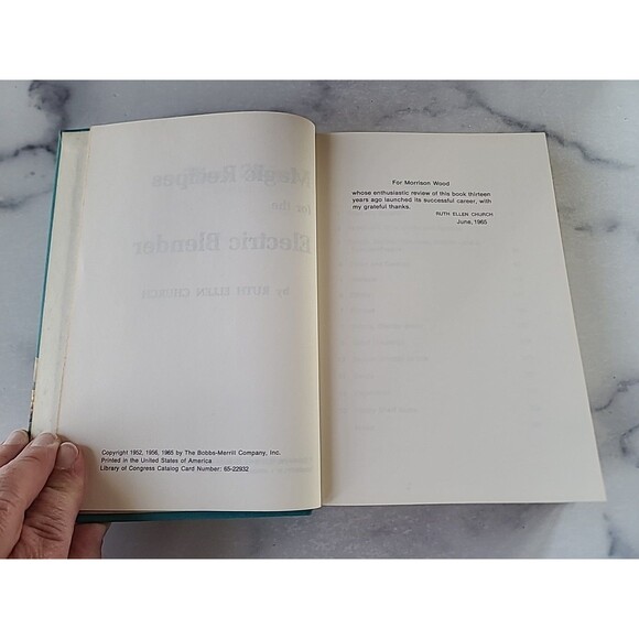 Mary Meade's Magic Recipes for the Electric Blender by Ruth E. Church... - Picture 3 of 10